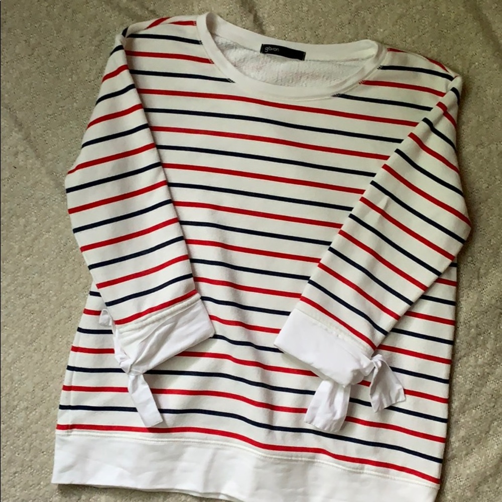 Gibson Sweatshirt with tied cuffs